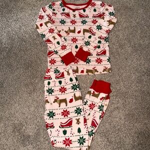 Carter's Red and Green Holiday Pajama Set